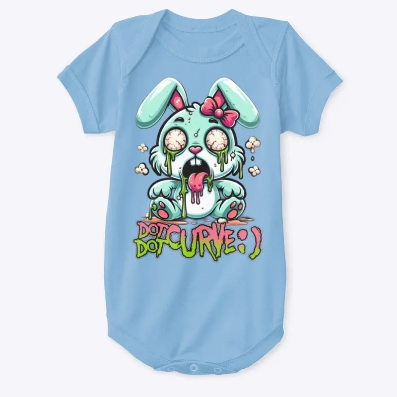 Drooling bunny onesie