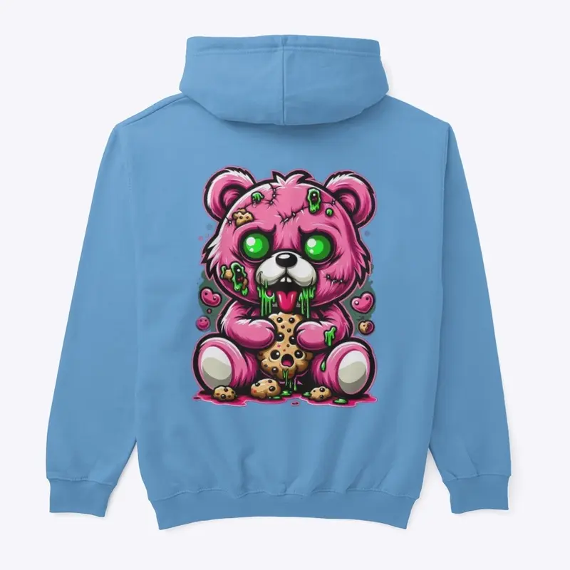 Pink bear hoodie